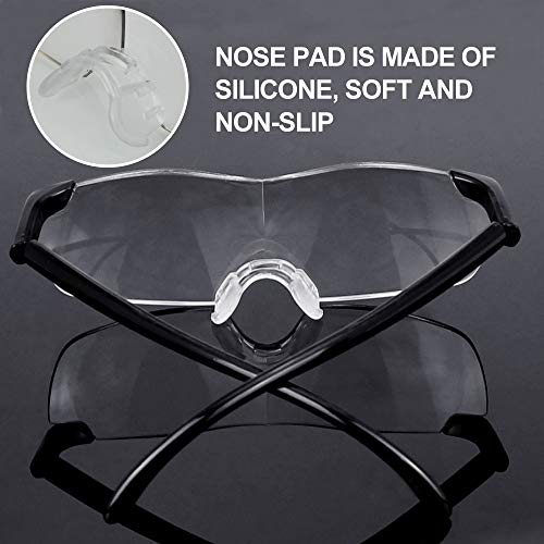 Favengo 160% Vergrößerungsbrille Lupenbrille Inklusive Zubehör Brillenetui, Brillentasche, Putztuch und Brillenband für… – Bild 5