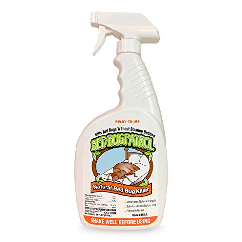 Bed Bug Patrol Bed Bug Natural Spray Treatment 24oz, Natural & NonToxic, Child & Pet Safe