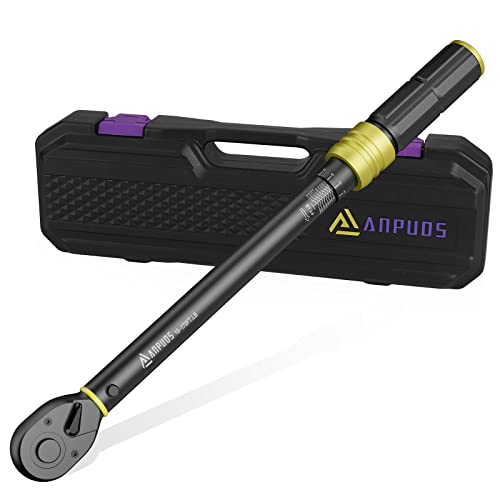 ANPUDS 1/2Inch Drive Click Torque Wrench, 10170 FtLb/13.6230.5 Nm