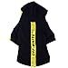 CT COUTUDI Yellow Stripe Black Pet Cat Dog Hoodies Clothes for Small Dogs Shirts Puppy Casual Pullover Outfits (L)