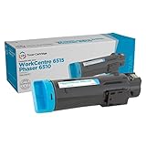 LD Compatible Xerox 106R03477 High-Yield Cyan Toner Cartridge for Phaser 6510 & WorkCentre 6515 Printers (2,400 Page Yield)