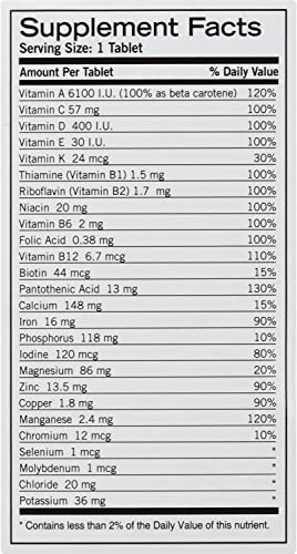 GERITOL COMPLETE TABLETS 100 TABLETS