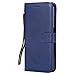 Samsung Galaxy A7 Wallet Case, A7 2018 Case, Premium Leather [Kickstand & Magnetic Closure] [Card Slot] Flip Cases Accessories for Samsung Galaxy A7 2018 SM-A750F A750F A750 - Deep Blue