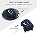 Punswan for Airpods Pro Case,Cute 3D Luxury Character Soft Silicone Stylish Cover, Sport Cool Keychain Style Design Skin,Cases with Lanyard Chain,for Girls Kids Boys Men Air pods Pro/3 (Black Right)
