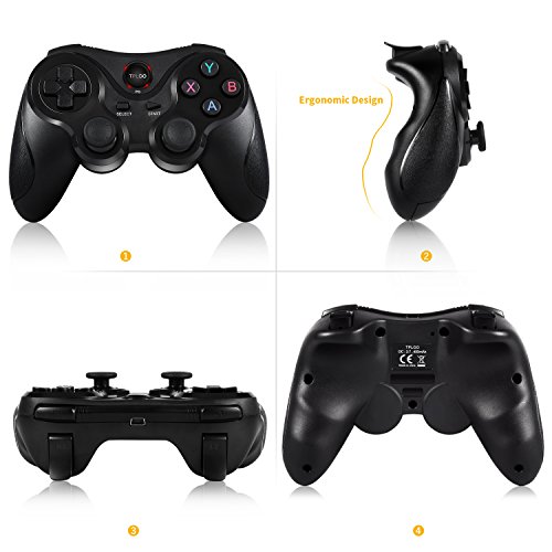 UPGRADED-VERSION-TPLGO-Wireless-Controller-for-PS3-Bluetooth-Double-Shock-Sixaxis-Remote-Gamepad-for-Sony-PS3-Playstation-3-with-Gift-PackageNew-Year-Gift-for-Children-and-Friends
