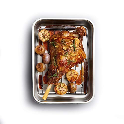 Masterclass Non-stick Coated Heavy Duty Roasting Rack 26x20cm, Sleeved - Thumbnail 2