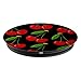 Cherry Cherries Pattern On Black Background Cute For Girls PopSockets PopGrip: Swappable Grip for Phones & Tablets PopSockets Adhesive PopGrip