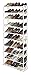 Whitmor 10 Tier Shoe Tower - 30 Pair - Closet Organizer, White
