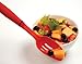 Norpro Grip-EZ 9.25-Inch Slotted Spoon, Mini, Red