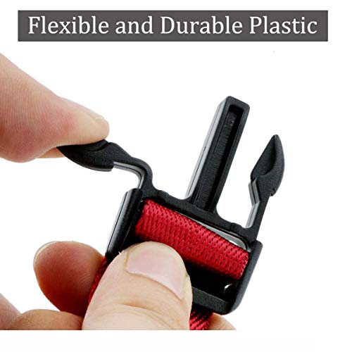 Plastic Buckle 1 Inch Dual Adjustable Quick Side Release Replacement Clips with Slides for Dog