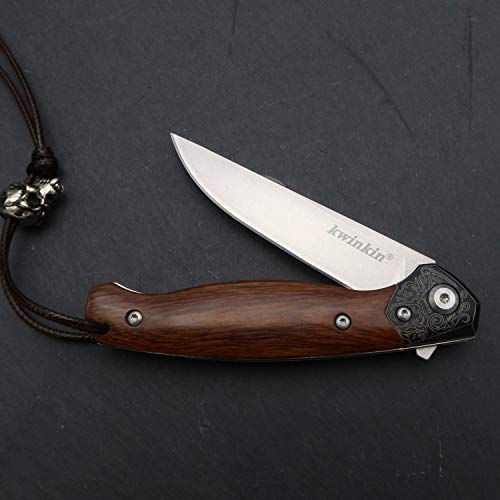 KWINKIN Austrian powder steel m390 folding knife, high hardness sharp