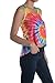 Tough Cookie's Women's Tie Dye Tank Top Rainbow (Small)