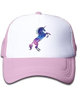 Glittering Unicorn Baby Unisex Fashion Adjustable Baseball Mesh Cap