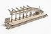 Railway Platform by Ugears is Mechanical 3D Puzzle Wooden Brainteaser for Kids, Teens and Adults