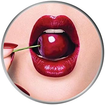 Personalized Custom Expanding Stand Pop Grip Mount Sockets Holder for Cell Phones Smartphones and Tablets - Sex Lip with Cherry