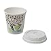 Dixie PerfecTouch 10 oz Paper Coffee Cups and Lids By GP PRO, Coffee Haze Design, 300 Disposable Cups and Lids (50 Disposable Cups and Lids Per Pack, 6 Packs Per Case), 5310COMBO600