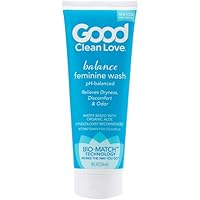 Good Clean Love Balance Moisturizing Wash, pH-Balanced Vaginal Soap for Women with Natural Ingredients, Gentle Cleansing Femi