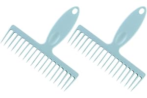 Gatuida 2Pcs Broom Hair Removal Comb - Cleaning Tool with Hair Collectors for Bathroom and Sewer
