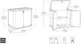 Keter Store It Out Pro Garden Storage Shed Grey | All Weather Resistant view 2