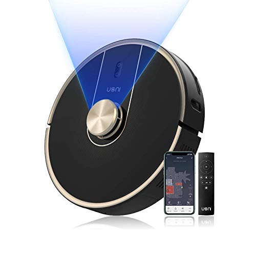 UONI V980Plus Robot Vacuum Cleaner and Mop Combo with LIDAR Mapping