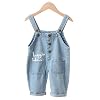 Baby Jeans Overalls Tuinbroek Denim Jumpsuit Meisjes Jongens Rompers Kat Gedrukt Kleding 90cm