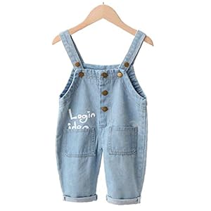 Baby Jeans Overalls Tuinbroek Denim Jumpsuit Meisjes Jongens Rompers Kat Gedrukt Kleding 90cm