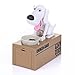 Just us Choken Bako Dog Bank Robotic Coin Munching Toy Money Box White