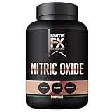 Nitric Oxide L Arginine Booster - Muscle Pump for Men - All Natural Vasodilator Supplements 240 Capsules by NutraFX