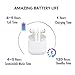 True Wireless Stereo Earbuds Bluetooth Headset in-Ear Earbuds Sports Headset,Bluetooth 5.0 Auto Pairing with Charging Case Compatible for Airpods Android/iPhone（White）thumb 2