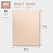 Japanese Kraft Paper, Stationery Paper (8.5 x 11 in, 100 Sheets)