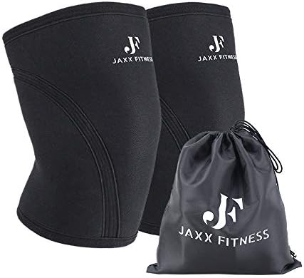 Knee Sleeves Powerlifting Knee Sleeve - Knee Compression Sleeve Crossfit, Weightlifting, Powerlifting, Weight Lifting Neoprene 7mm Strong Knee Sleeves Men & Women (Sold As A Pair) (Large)