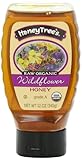 HoneyTree's Raw Organic Honey, Wildflower, 12 Ounce