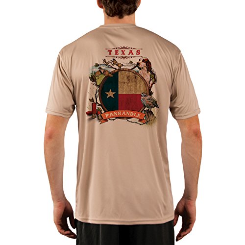 image for Vapor Apparel Quail Hunting Texas Men's UPF 50+ UV/Sun Protection Shor