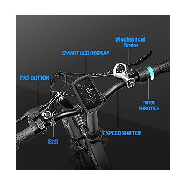 €1,299.00 Fafrees Bicicletta Elettrica Pieghevole da 20 Pollici 750W  Shimano 7S, Batteria Panasonic 48v 13.6AH, 45Km/h di Velocità Massima,  Portata Massima 90Km, Mountain Bike per Adulti Fat Tire - bikewebshop.it