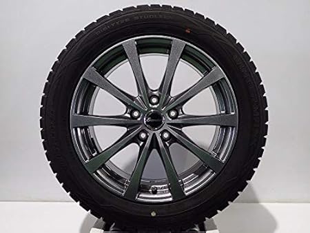 Amazon ダンロップ Dunlop 中古 スタッドレスタイヤ ホイールセット 4本セット 215 55r17 ダンロップ ウィンターマックスwm01 1770 55 5h114 3 ホットスタッフ エクシーダー 17インチ 215 55 17 タイヤ ホイールセット 車 バイク