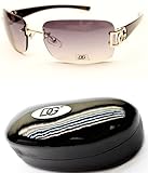 D493-cc Style Vault Fashion Metal Rimless Sunglasses