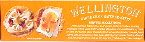 Wellington Whole Grain Water Crackers, 5-Ounces (Pack of 12)