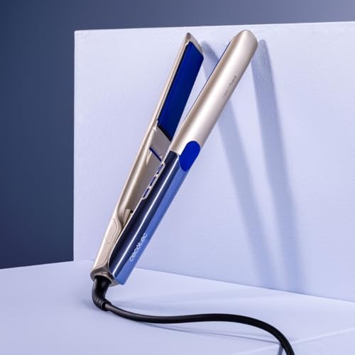 Lisseur avec Infrarouge et Plaques Vibrantes Lisse i-Twerk Pro Elite. Revêtement Céramique et Tourmaline, Technologie Ionique, Température 160°-260°C, Chauffage Rapide, Écran