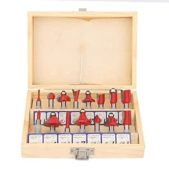 Juego de Fresas Para Carpintería, Plantilla de Flush Trim ...
