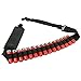 ATG Padded Shoulder 2 Two Point Shotgun Bandolier Sling Holds 15 Shotshells Sling Swivels Elastic Band 10 12 20 Gauge GA (Black)