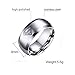 Godyce Superman Ring for Men Women Size 6-14 - 8mm Wide Stainless Steel Jewelry with Gift Box