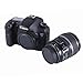 2 Pack - Movo Lens Mount Cap and Body Cap for Canon EOS DSLR Camera (4 Caps)