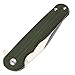 Kizer Folding Pocket Knives EDC Flipper Knife Liner Lock Green G10 Handles Folding Tactical Knife, Matt Cucchiara Flashbang V3454A2
