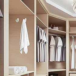 15PCS Coat Hooks Wall Mounted Single Prong Robe