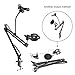Luling Arts Microphone Stand,Heavy Duty Mic Stand Boom Arm Adjustable Suspension Scissor Mic Boom Arm Stands with 3/8