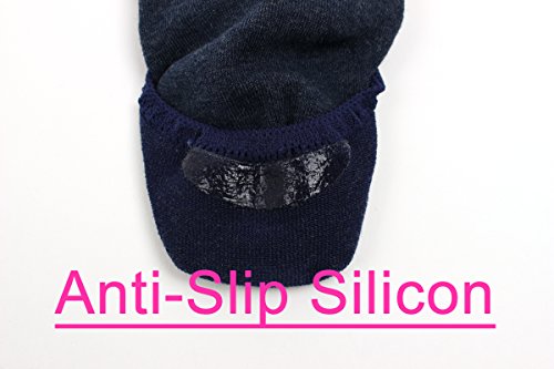 WOWFOOT Women Animal Design No-Show Casual Liner Socks Character Print Non Slip Flat Boat Line 4 Pair (5pair-Soft Animal) - Thumbnail 3