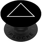 White Triangle PopSockets Adhesive PopGrip