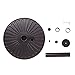 Grand patio Umbrella Base,Eco-Friendly HDPE Fabric Fill with Water 50lbs Umbrella Stand Pole Holder for Garden Lawn Poolside, 20 Inch(Black)