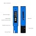 Jellas Pocket Size pH Meter Digital Water Quality Tester for Household Drinking Water, Swimming Pools, Aquariums, Hydroponics, pH Measurement for 0-14.0 pH (Z-Blue - pH Meter Auto Calibration)