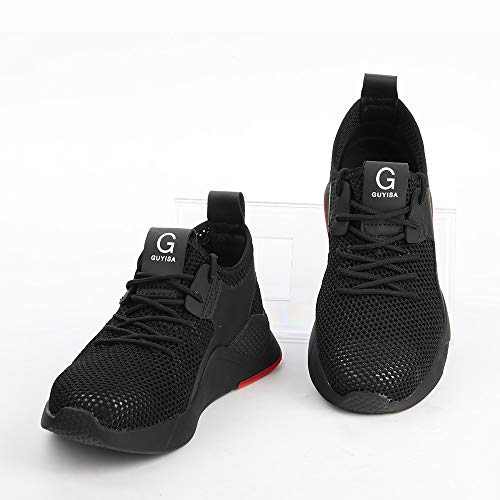 image for DY Unisex Safety Shoes Steel Toe Work Shoes Industrial & Construction 